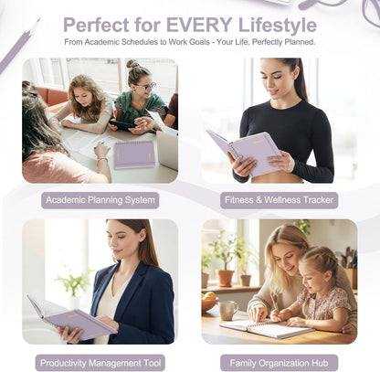 Planner 2026-2027, Weekly and Monthly Academic Year Calendar Planner, July 2026 - June 2027, Daily Agenda Book for Office School Supplies, A5(6.3'' x 8.5'')