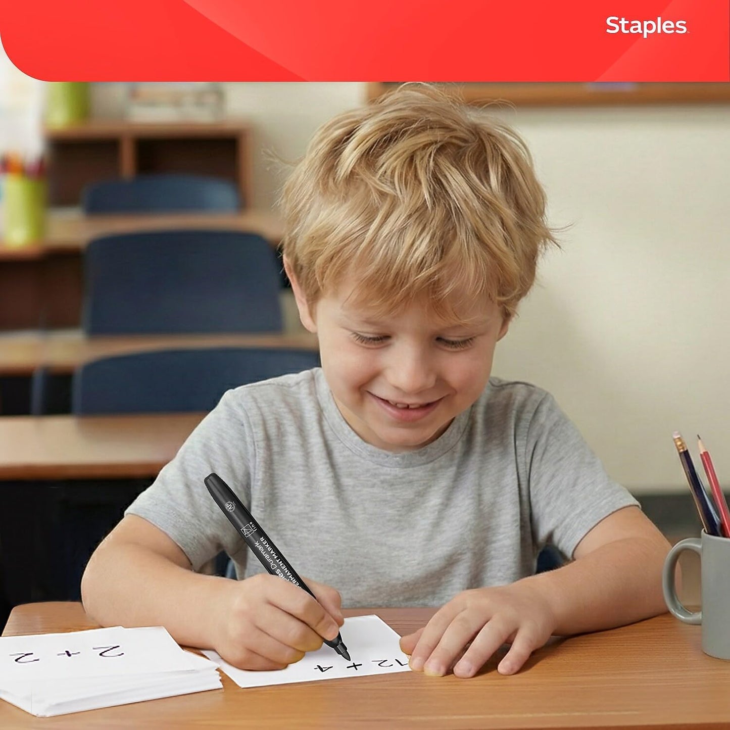 Staples Index Cards, 5" x 8", Blank, White, Acid‑Free, 500 Pack – Unruled Cards for Notes, Recipes & Presentations