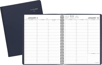AT-A-GLANCE 2026 Appointment Book Planner, Weekly, 8-1/4" x 11", Large, Black (709500526)