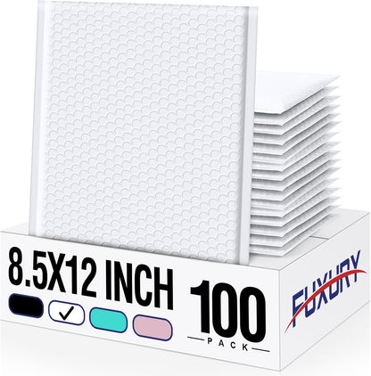 Fuxury Bubble Mailers 10.5x16 Inch 40 Pack Self Seal Padded Envelopes Waterproof Mailing Envelopes Bubble Padded Cushioning Padded Mailers Bubble Bags for Packaging Small Business Large #5 Black