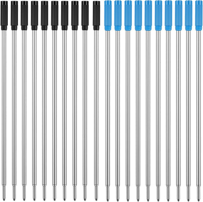 Unibene Cross Compatible Ballpoint Pen Refills 20 Pack, 1.0mm Medium Point-Black, Smooth Writing Replaceable German Ink Refill