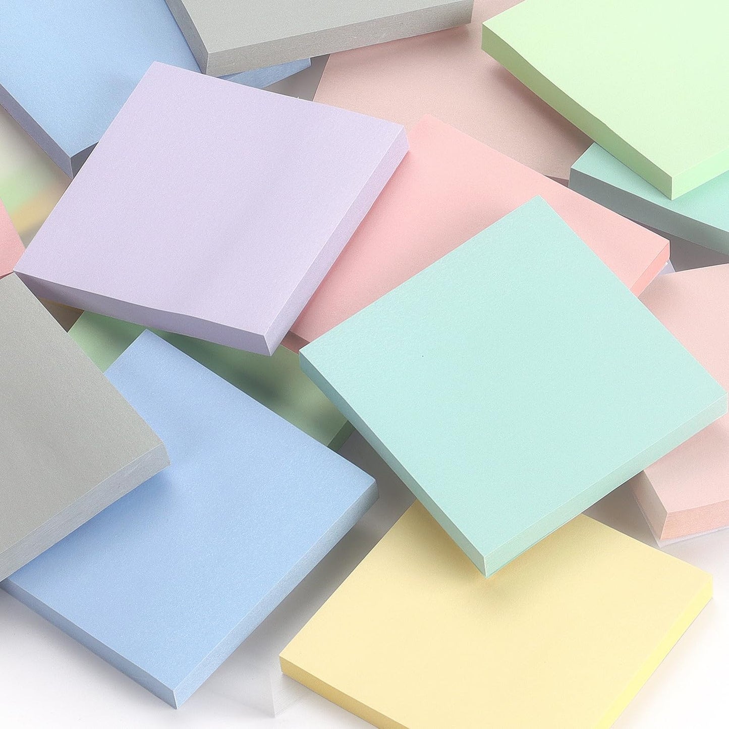 Eastern Wolf 8 Pads Sticky Notes 3x3 Self-Stick Notes 8 Bright Multi Colors Purple Sticky Notes, 85 Sheet/Pad