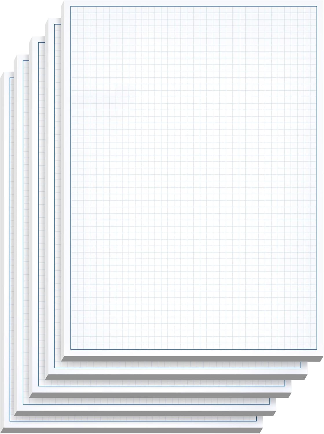 Graph Paper Pad for Blueprint Drawings, Drafting, Engineering Drawing, and Planning - Graph Paper 11x17 Blueprint Quadrille Grid Paper Pads with Blue Lines, High Brightness 50 Sheets (1-Pack)