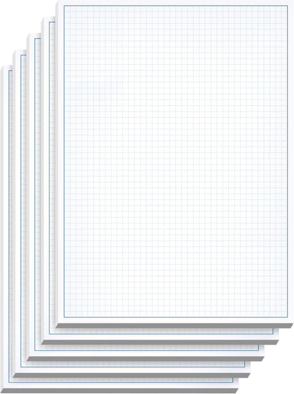 Graph Paper Pad for Blueprint Drawings, Drafting, Engineering Drawing, and Planning - Graph Paper 11x17 Blueprint Quadrille Grid Paper Pads with Blue Lines, High Brightness 50 Sheets (1-Pack)