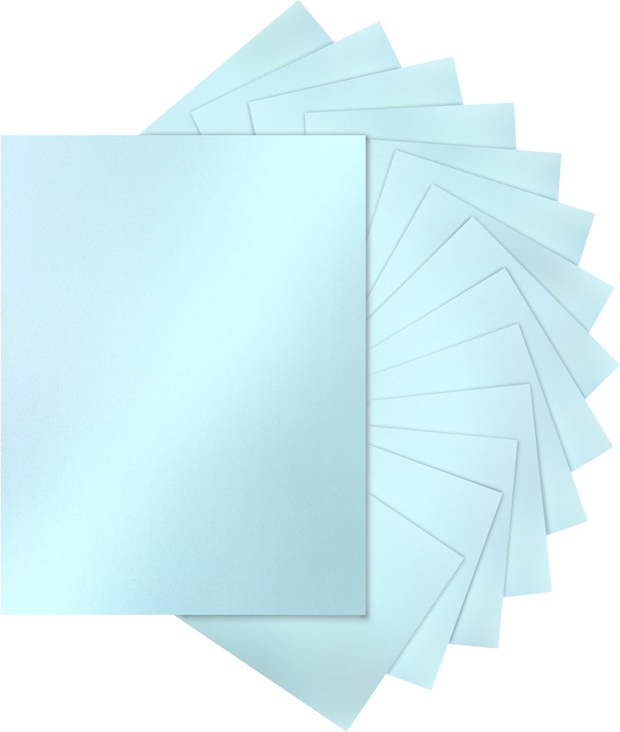 Silunkia 120 Sheets Cream Shimmer Cardstock 8.5 x 11 Off White Paper, 250gsm/92lb Premium Glossy Paper Card Stock for DIY Cards Making, Wedding Invitations, Anniversaries, Business Cards, Menus
