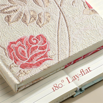 ipoul Flower Notebook, A5, 6x8, Hardcover, Lay Flat, Lined Paper, Journal for Women, Writing Notebook, Pretty, Hibiscus, Pink, Birthday Gifts for Women, Wedding Shower Gifts, Mothers Day Gift