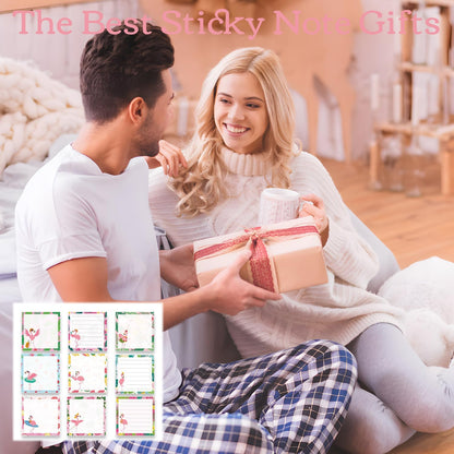 Inspirational Sticky Notes Gifts - 9 Pack Funny Positive Quotes Notepads 3x3 Inches, Fun Motivational Self-Adhesive Memo Pads Office Study Supplies for Friends Coworkers (450 Sheets)