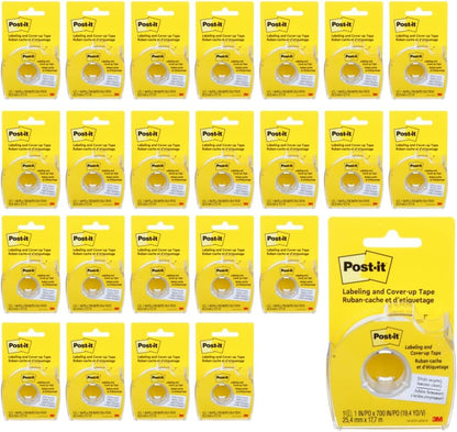 Post-it Labeling & Cover-Up Tape, 1 Roll, 1 in x 700 in (658)