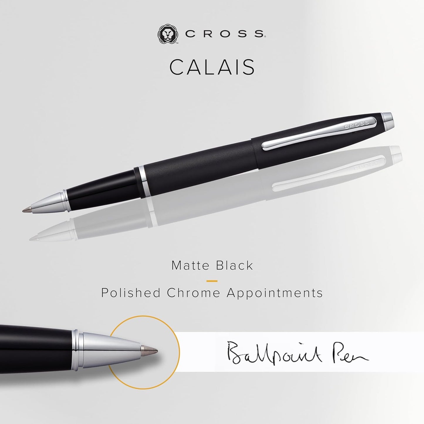 Cross AT0115-18 Calais Matte Metallic Rollerball Pen, Midnight Blue