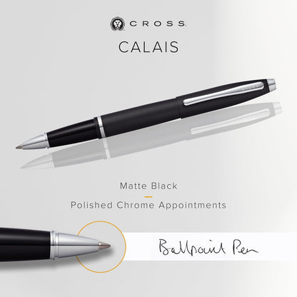 Cross AT0115-18 Calais Matte Metallic Rollerball Pen, Midnight Blue