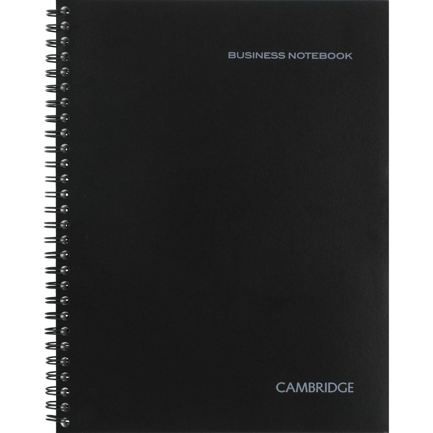 Cambridge Limited Professional Spiral Notebook NEW BUSINESS ADDITION, 3 Pack, Legal Ruled, 6-5/8" X 9-1/2" Page Size, 80 Sheets, Wirebound Office journal & Notebook for Women & Men, Black. CAM10-402