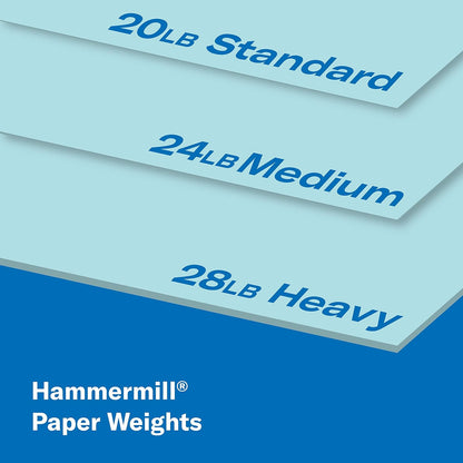 Hammermill Colored Paper, 20lb Pink Printer Paper, 8-1/2 x 11- 1 Ream (500 Sheets) - Made in the USA, Pastel Paper, 103382R
