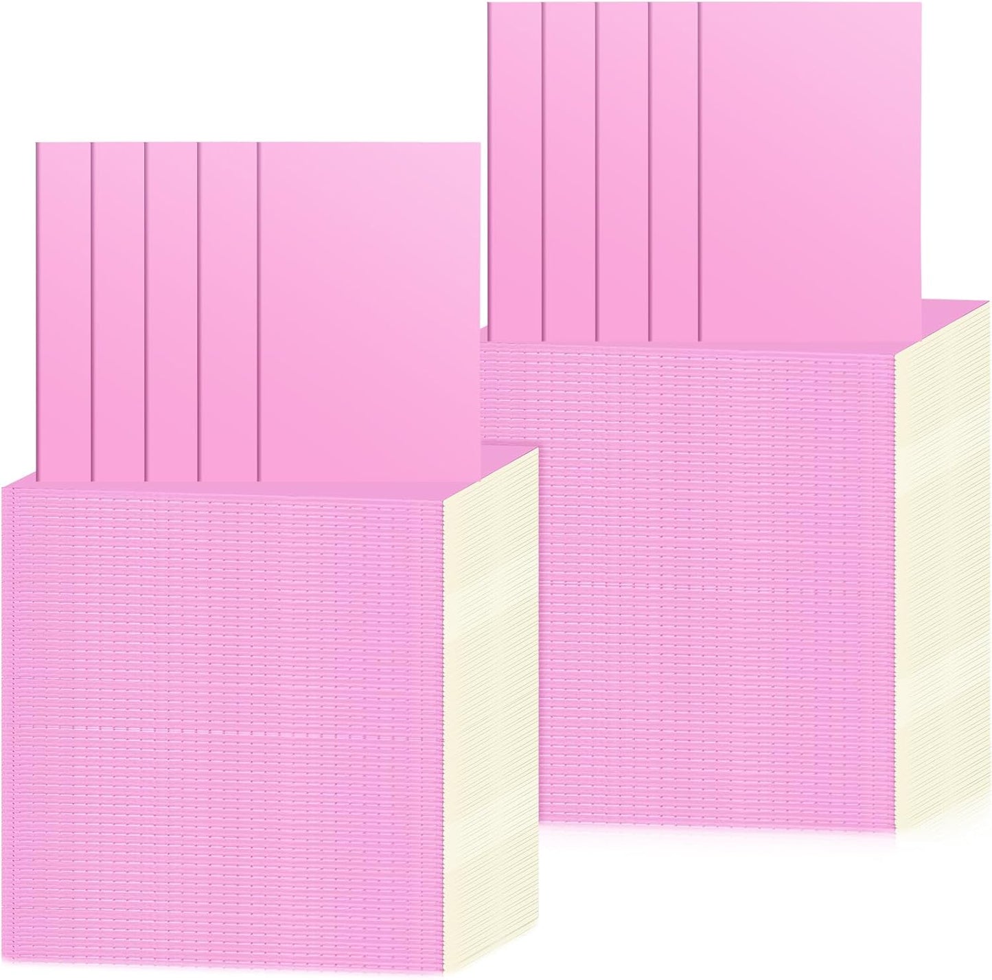 Handepo 100 Pack A5 Composition Notebooks 72 Pages/36 Sheets Ruled Lined Composition Kraft Notebooks Bulk Soft Cover Journals Travel Memo for Students Classroom Office Supplies(a5, Colourful)