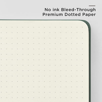 &And Per Se Lined Journal Notebook, 160 Pages, A5 5.7 x 8 inches College Ruled Thick Paper Notebook Journals for Writing, Hardcover Notebooks for Women Men Office School (1 Pack, Green) - Colors A