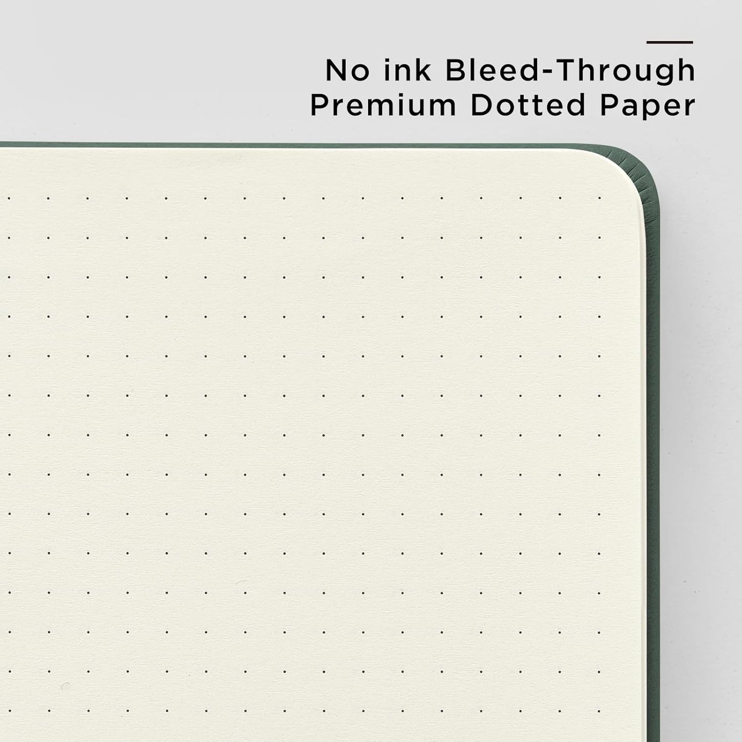 &And Per Se Lined Journal Notebook, 160 Pages, A5 5.7 x 8 inches College Ruled Thick Paper Notebook Journals for Writing, Hardcover Notebooks for Women Men Office School (1 Pack, Green) - Colors B