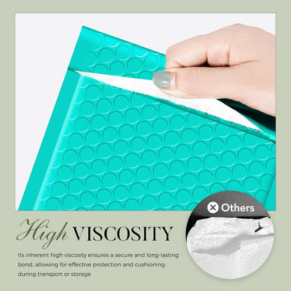 Metronic Bubble Mailers 6x10 Inch 100 Pack Black Usable Size 6x9" Opaque Padded Envelopes Waterproof Bubble Envelopes Cushioning Mailer for Small Business Mailing Makeup Jewelry Gifts