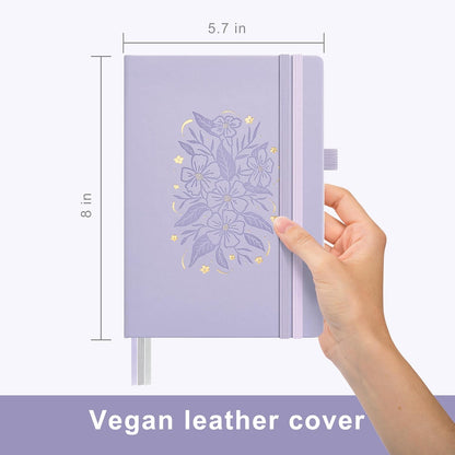 &And Per Se Lined Journal Notebook, 160 Pages, A5 5.7 x 8 inches College Ruled Thick Paper Notebook Journals for Writing, Hardcover Notebooks for Women Men Office School (1 Pack, Green) - Colors B