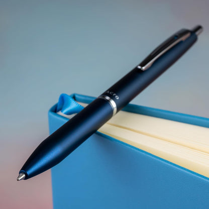 PILOT Acroball 1000 Ultra-Premium Refillable & Retractable Ball Point Pen, Gold Barrel, Fine Point, Black Ink, Single Pen (13662).