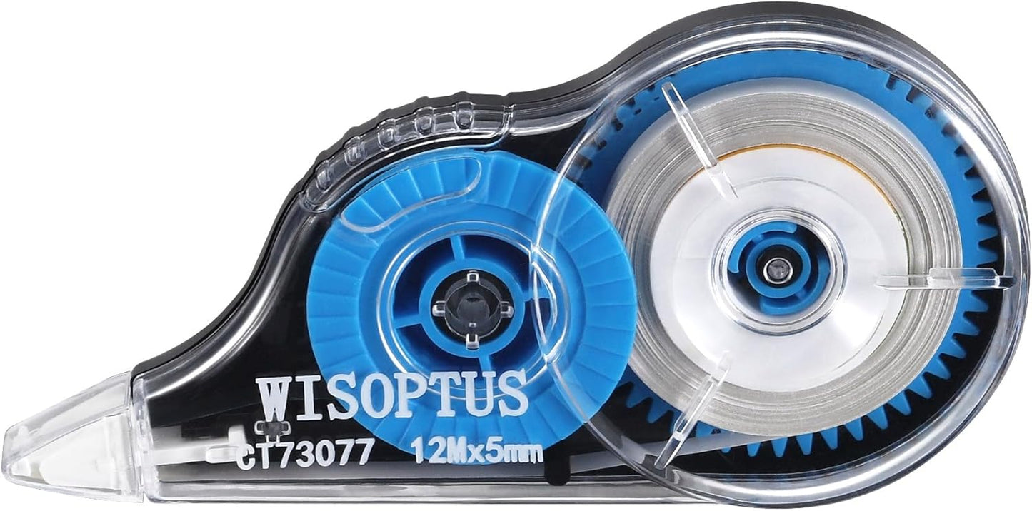15PCS Correction Tape, 39.37ft Each, Fast, Clean, Opaque and Easy to Use Tear-Resistant Correction Tape Bulk Office or School Supplies, Blue, Red, Gray