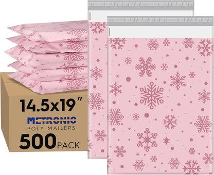 Metronic Cute Poly Mailers 10x13" 50pc Small Shipping Bags, Strong Adhesive Mailers Poly Bags for Business, Waterproof Mailing Envelopes for Packing Shipping Clothes Gifts, Gradient BluePink