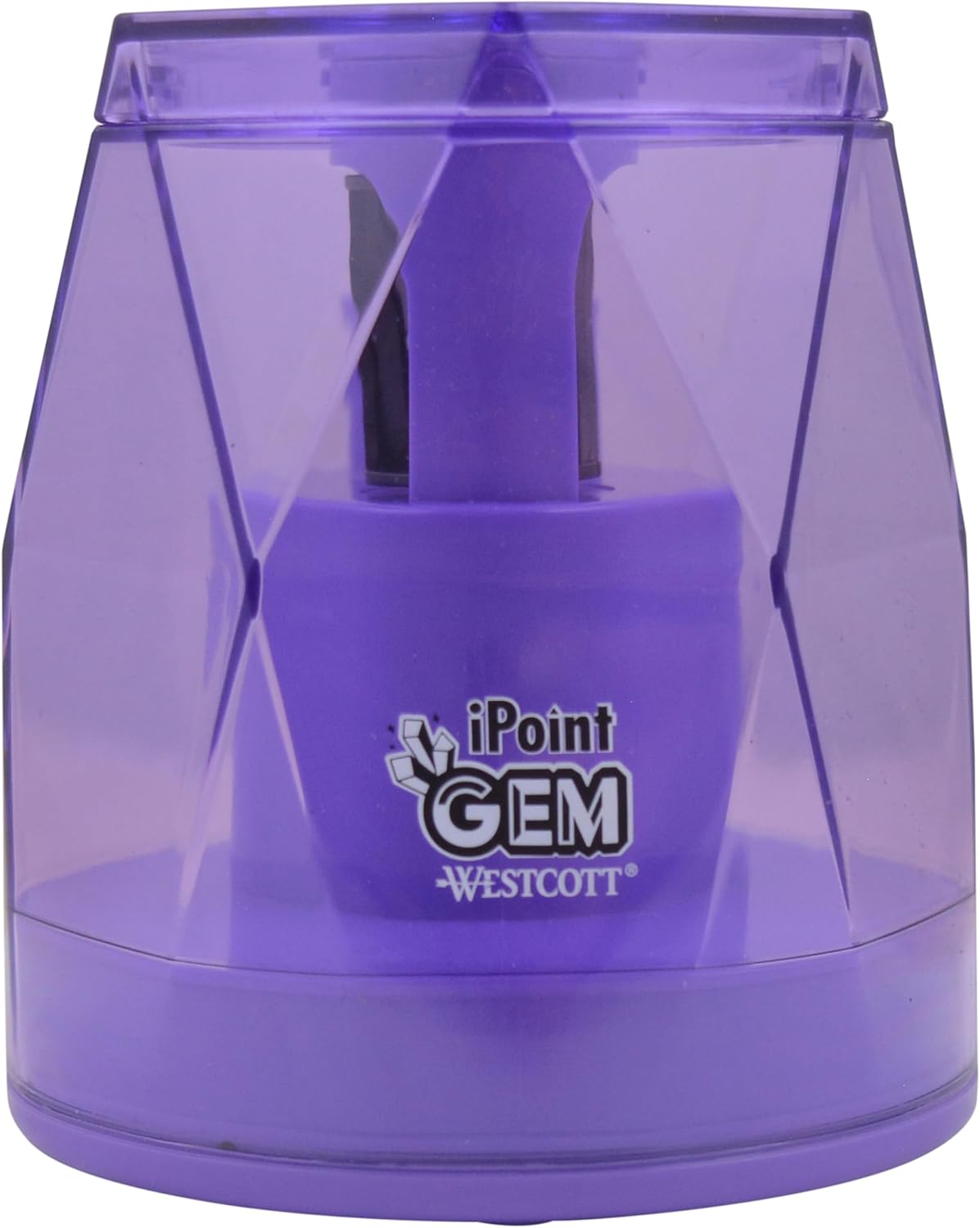 Westcott iPoint® GEM Battery Pencil Sharpener, Neon Green (00577)