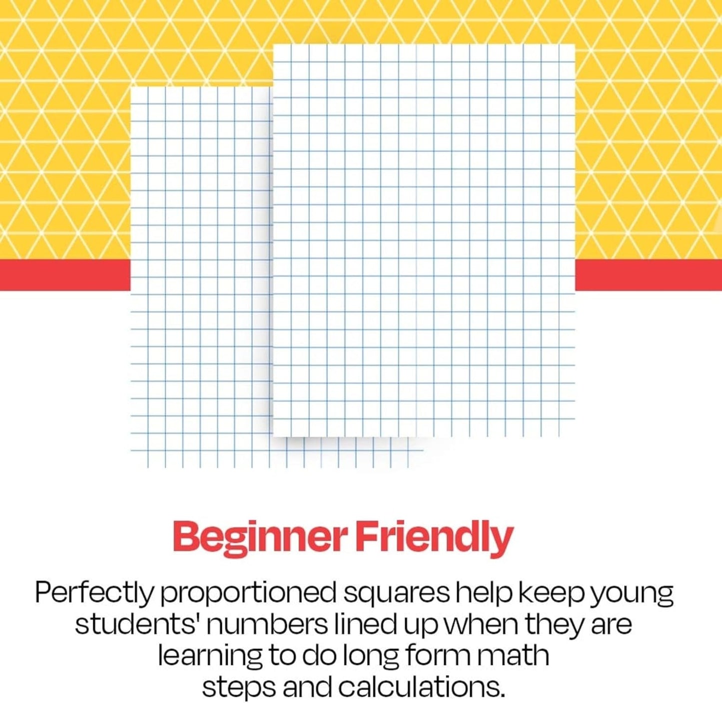 School Smart Double Sided Graph Paper, 8-1/2 x 11 Inches, 1/2 Inch Rule, White, Pack of 500 - 085279