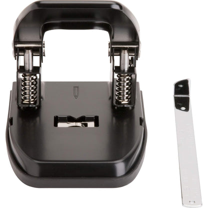 Business Source Heavy-Duty Hole Punch (65626), Black, Small (1-24)