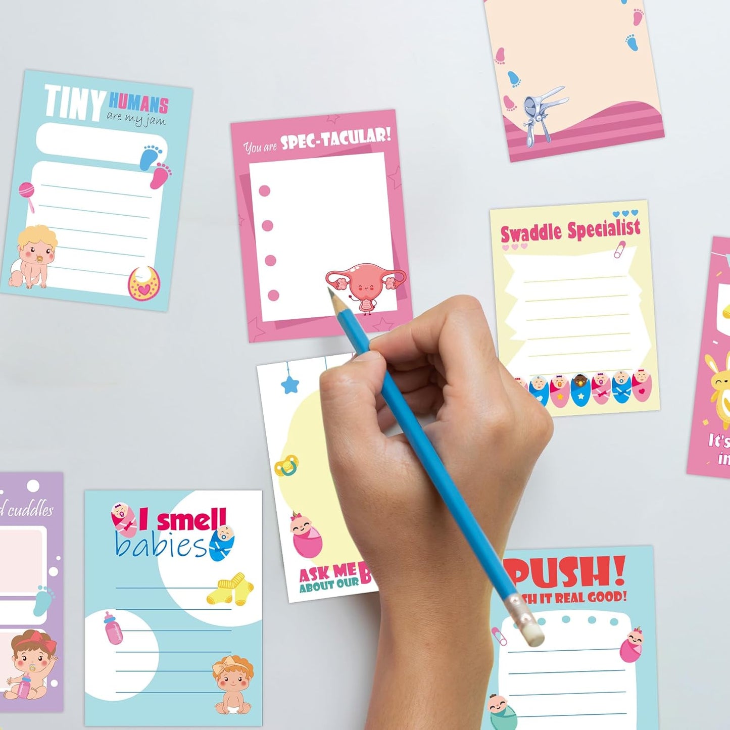 Dumpster Fire Sticky Notes 9 Pack, Funny Dumpster Fire Notepads for Work Stress Relief, Cute Self-Stick Memo Note Pads for Office, Humorous Gifts for Coworkers Students School Office Supplies 3×3 Inch