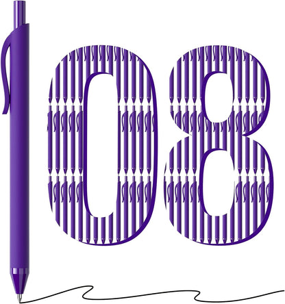 Bulk Pens - 108 Pack Black Pens 1.0MM Medium Point Ballpoint Pens, Smooth Writing No Bleed Retractable Ball Point Pen (Black)