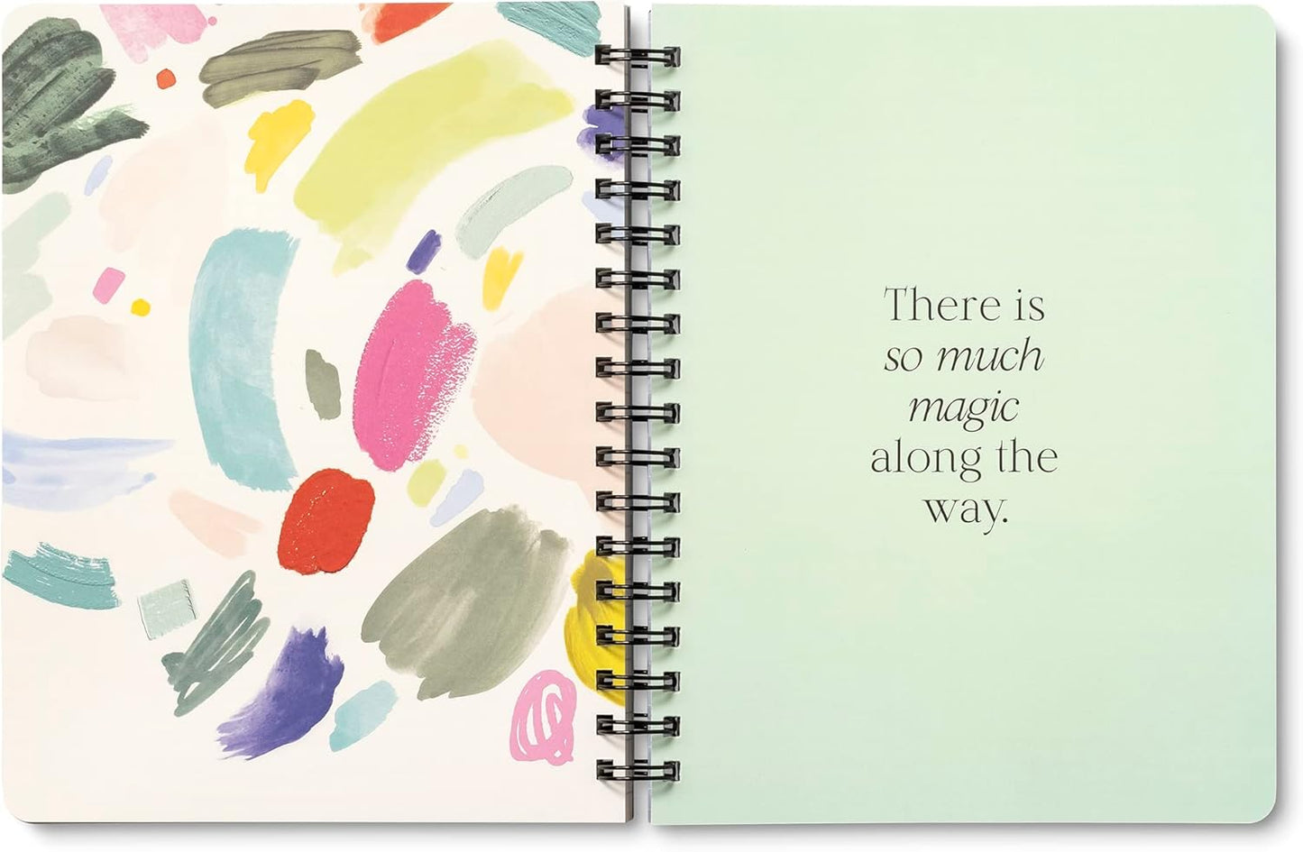 Compendium Spiral Notebook – Expect the Best Things to Happen Today – A Designer Spiral Notebook with 192 Lined Pages, College Ruled, 7.0" W x 9.25" H