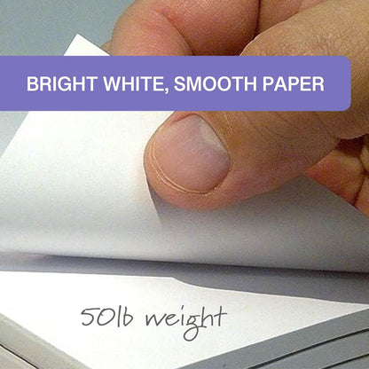 Memo Pads - Note Pads - Scratch Pads - Writing pads - 10 Pads with 50 sheets in Each Pad (5.5 x 8.5 inches)