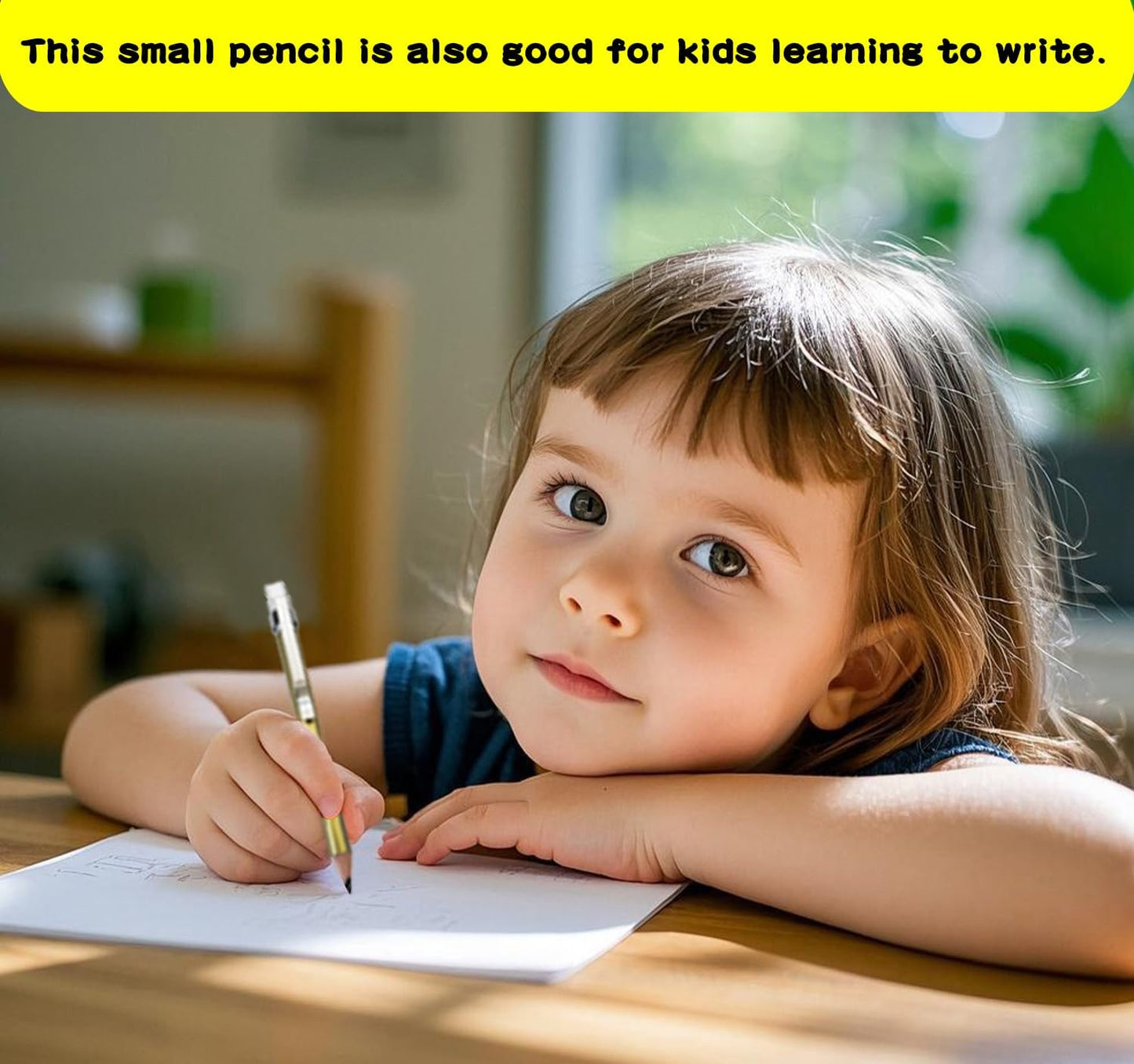 Adhere 25pcs Golf Pencils with Eraser Pre sharpened Hexagon half Wooden Pencils Graphite 2B for Golf Event Scoring,Classroom,Wedding,Company Meetings,Pew, Pocket (Nature)