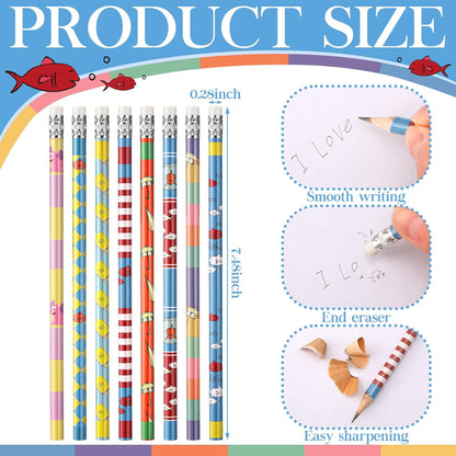 Fullhawl 120 Pcs Witch Party Favor Pencil Bulk Pink and Green Pencil Gift Witch Party Favors for Office School for Pink and Green Movie Supplies