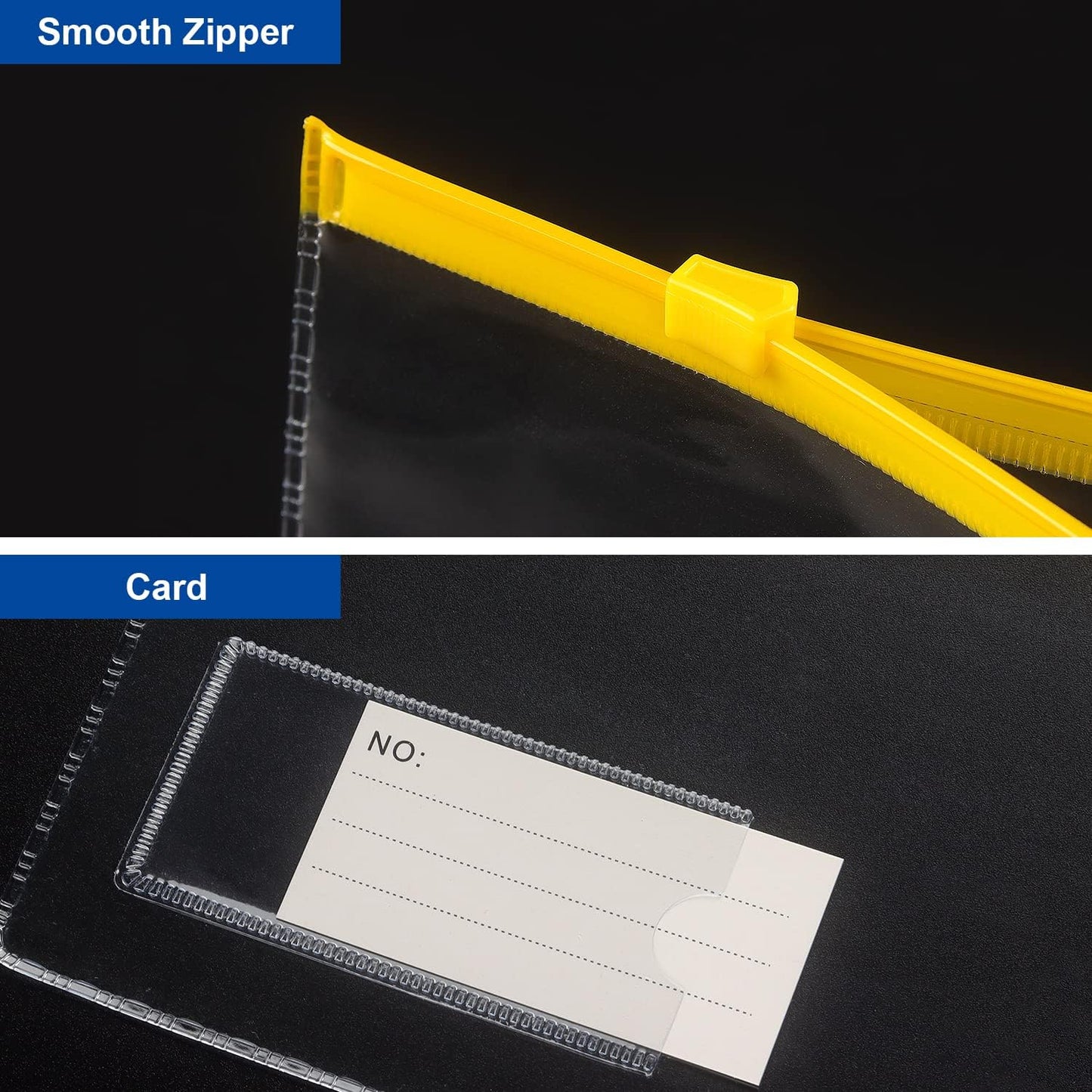 Tamaki 10 Pack Plastic Envelope Poly Zip Envelop Plastic Envelopes Files Zipper Folders, A4 Size, Letter Size, for School Office Supplies, 10 Color (13x9.25)