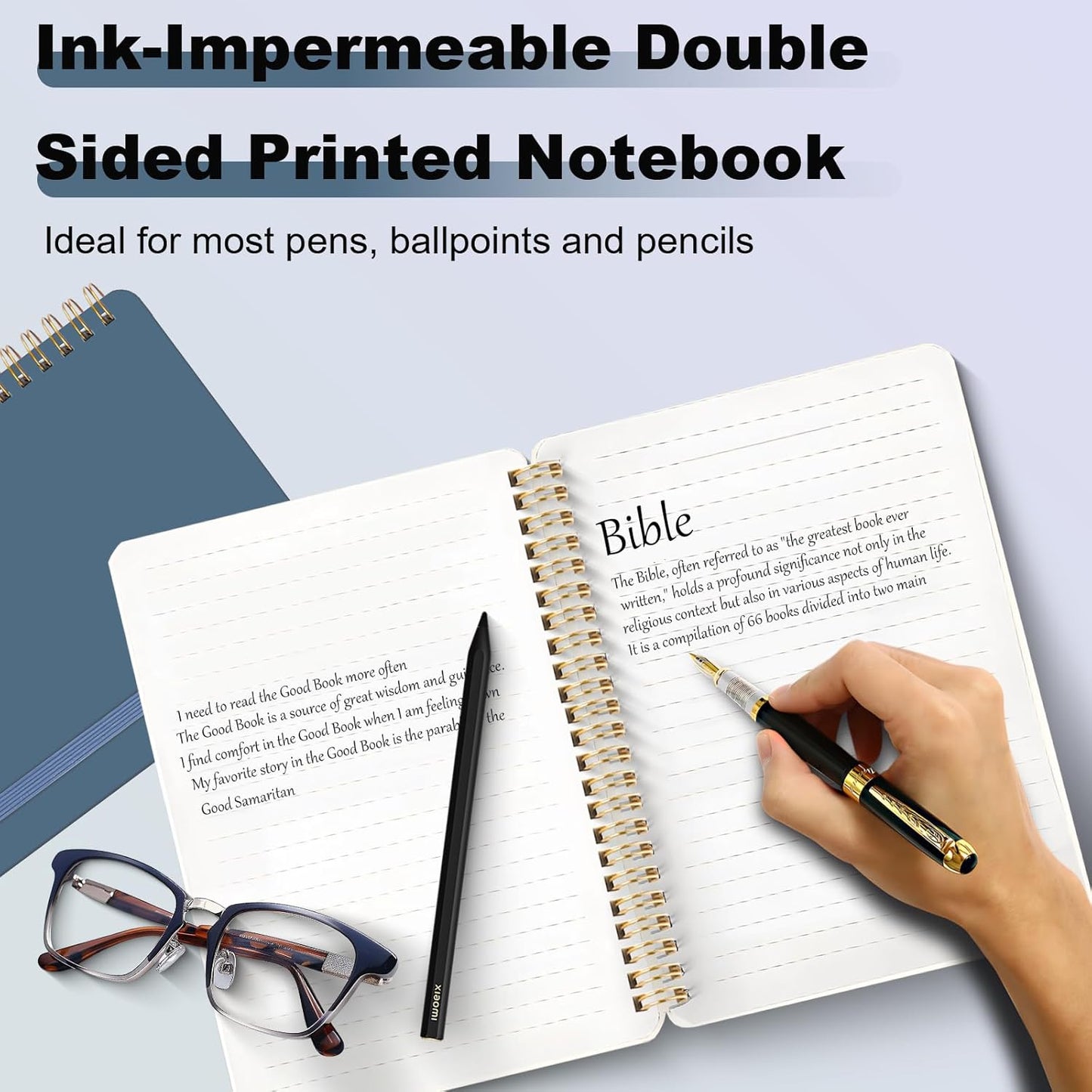 4 PCS Small Spiral Notebook 5x7, Spiral Journal Notebook, Notebooks for Work, Note Taking, School, Small Notebooks 5x7 with Strap, Cute Notebooks for Women 50 Sheets