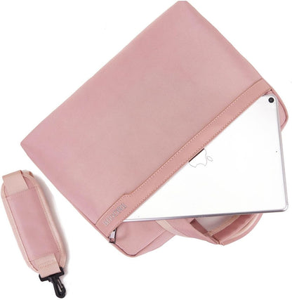 BARDOLPH Accordian File Folder with Handle, 12 Pocket Expanding Folder with Zipper, Heavy Duty Accordian Organizer (PINK)