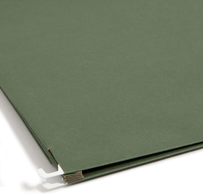 Smead Hanging File Pocket with Full-Height Gusset, 3-1/2" Expansion, Letter Size, Standard Green, 10 per Box (64220)