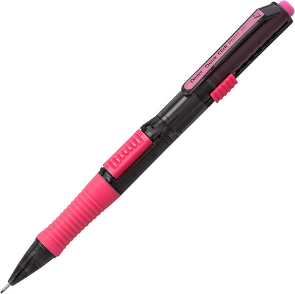 Pentel Quick Click Pop Mechanical Pencil, (0.7mm), Medium, 2 Eraser Refills, Pack of 4 (PD217ALEBP4)