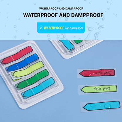 Ericter 1200 Pcs Sticky Tabs Page Markers Sticky Index Tabs, Arrow Flag Tabs - 10 Primary Color Tabs Page Flag Markers Bookmarks Book Tabs for Annotating Books