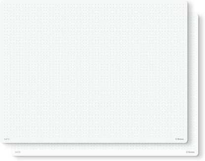 Notsu Graph Notepads 11 x 17 inch | Large Graphing Double Sided Drafting Pads with 1/4" Quad Grid Premium Thick Paper 120gsm