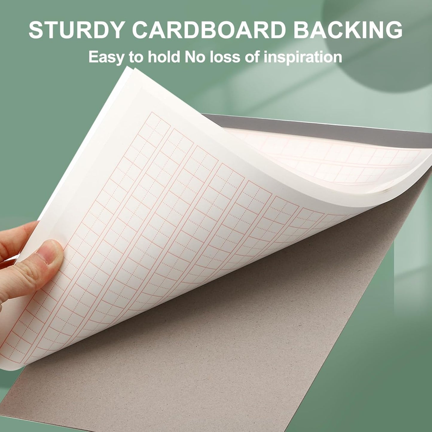M&G 7x10 Note Pads, 6 Pack B5 Legal Pads 70 Sheets Notepads Writing Pad Graph Grid Chinese Memo Paper Tablet Kraft Cover for Work Writing Note Taking Chinese