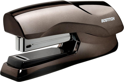 Bostitch Office Heavy Duty Stapler, 40 Sheet Capacity, No Jam, Half Strip, Fits into the Palm of Your Hand, For Classroom, Office or Desk, Black