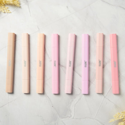 BLIEVE Aesthetic Cute Highlighters No Bleed Through, Dual Tip 8 Pack, Pastel Colors For Bible & Journaling