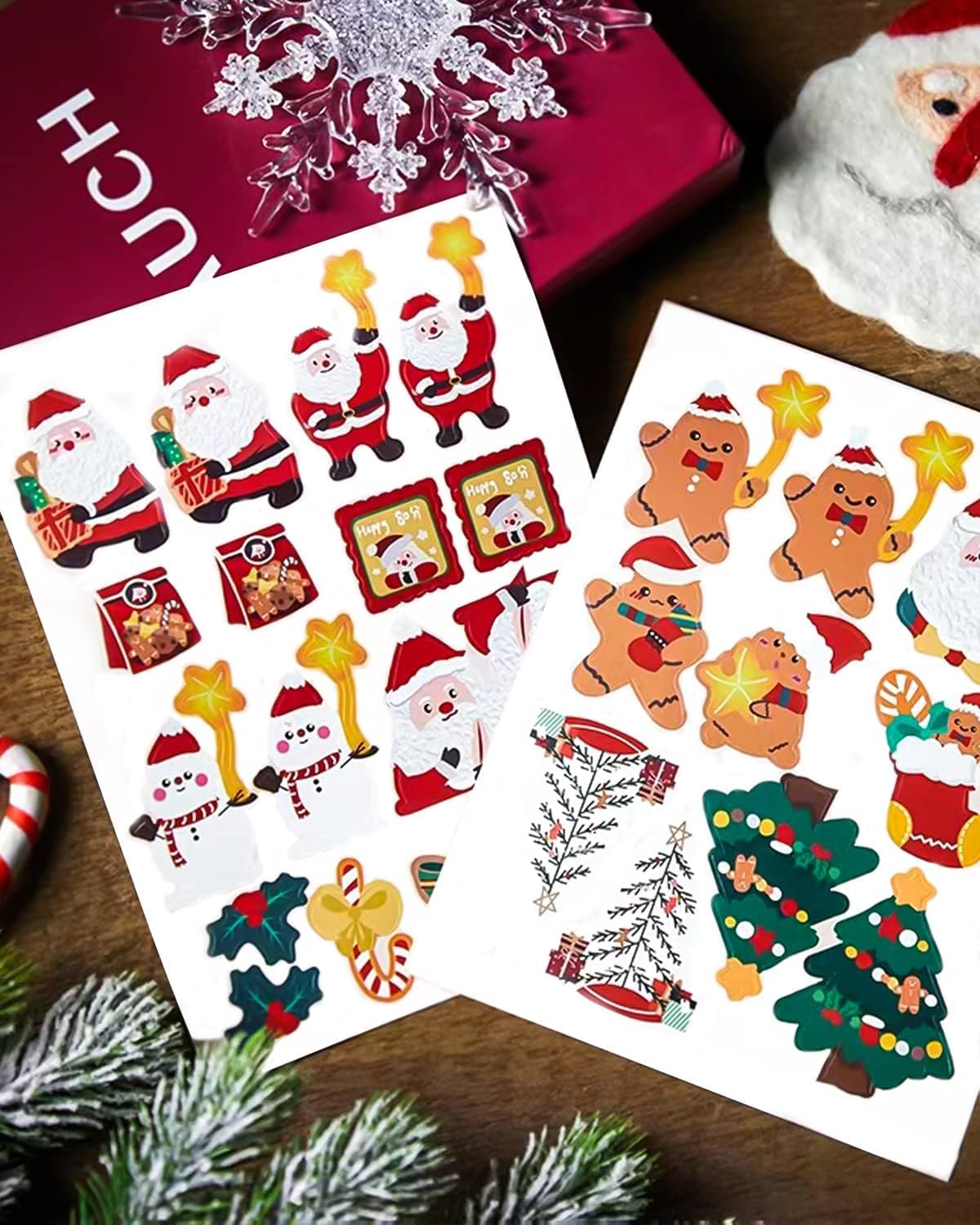 QYH Printable Vinyl Sticker Paper for Inkjet & Laser Printer - Matte White Waterproof, 50 Sheets Vivid Colors, Compatible with Cricut, Silhouette, Ideal for Small Business & DIY- 8.5"x11"