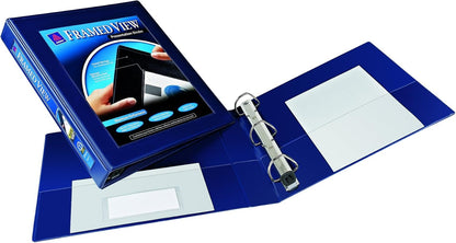 Avery Heavy-Duty Framed View 3-Ring Binder, 1" EZD Rings, 1 Navy Blue Binder (68055)