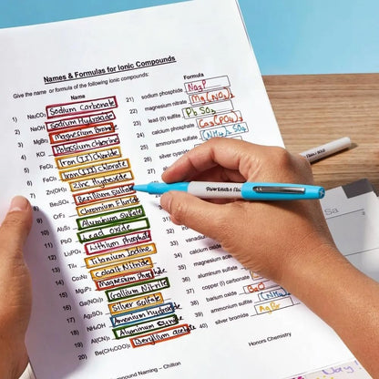 Paper Mate Flair Felt Tip Pens, 24 Vibrant Colors, Medium Point 0.7mm, 4 Unique Styles, No-Bleed Ink for Students and Teachers