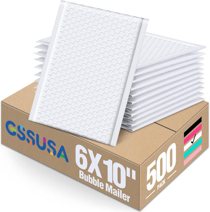 GSSUSA Black Bubble Mailers 4x8 Inches 50 Pack, Usable Size 4X7" Bubble Envelopes for Small Business, Padded Envelope, Shipping Mailers, Packaging Bags, Mailing Envelopes, Shipping Supplies