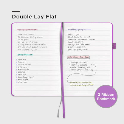 &And Per Se Lined Journal Notebook, 160 Pages, A5 5.7 x 8 inches College Ruled Thick Paper Notebook Journals for Writing, Hardcover Notebooks for Women Men Office School (1 Pack, Green) - Colors B