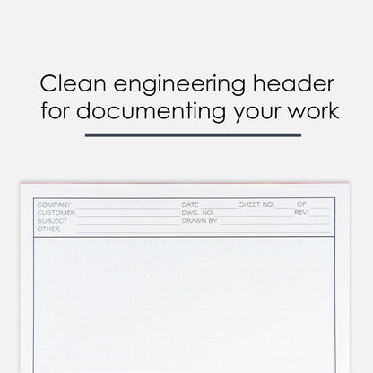 GeekNavy 8.5" x 11" Isometric Graph Paper 50 Sheets Portrait - 0.25" Grid, Non-photo Blue, High Brightness, Drafting, Engineering, Art, 3D Design (1-Pack)