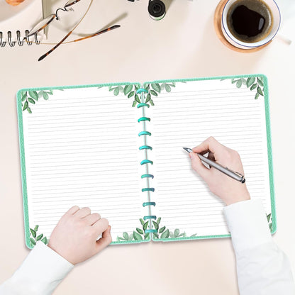 Stationery Lined Paper, Letter Size Unpunched Ruled Filler Paper, 100Sheets/200Pages Loose-Leaf Line, 100gsm, 8.5'' x 11'', Leaf